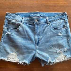 American Eagle Hi-Rise Shortie Shorts